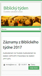 Mobile Screenshot of biblickytyden.cz